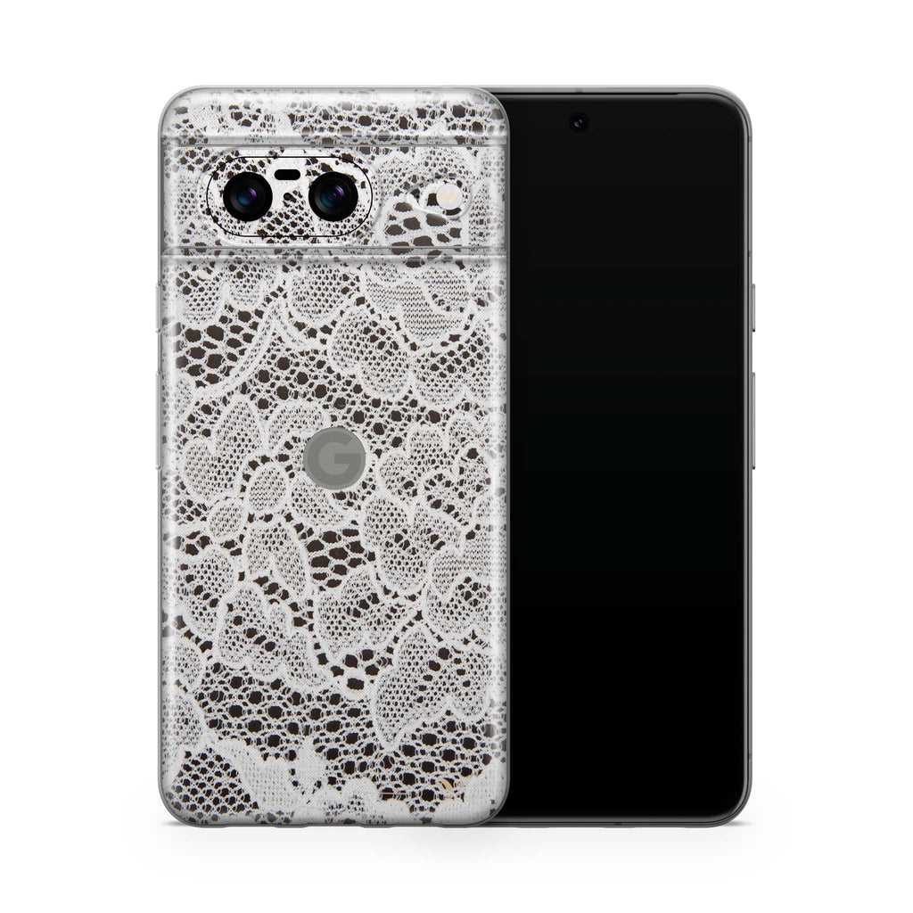 French Lace Google Pixel Skin + Case