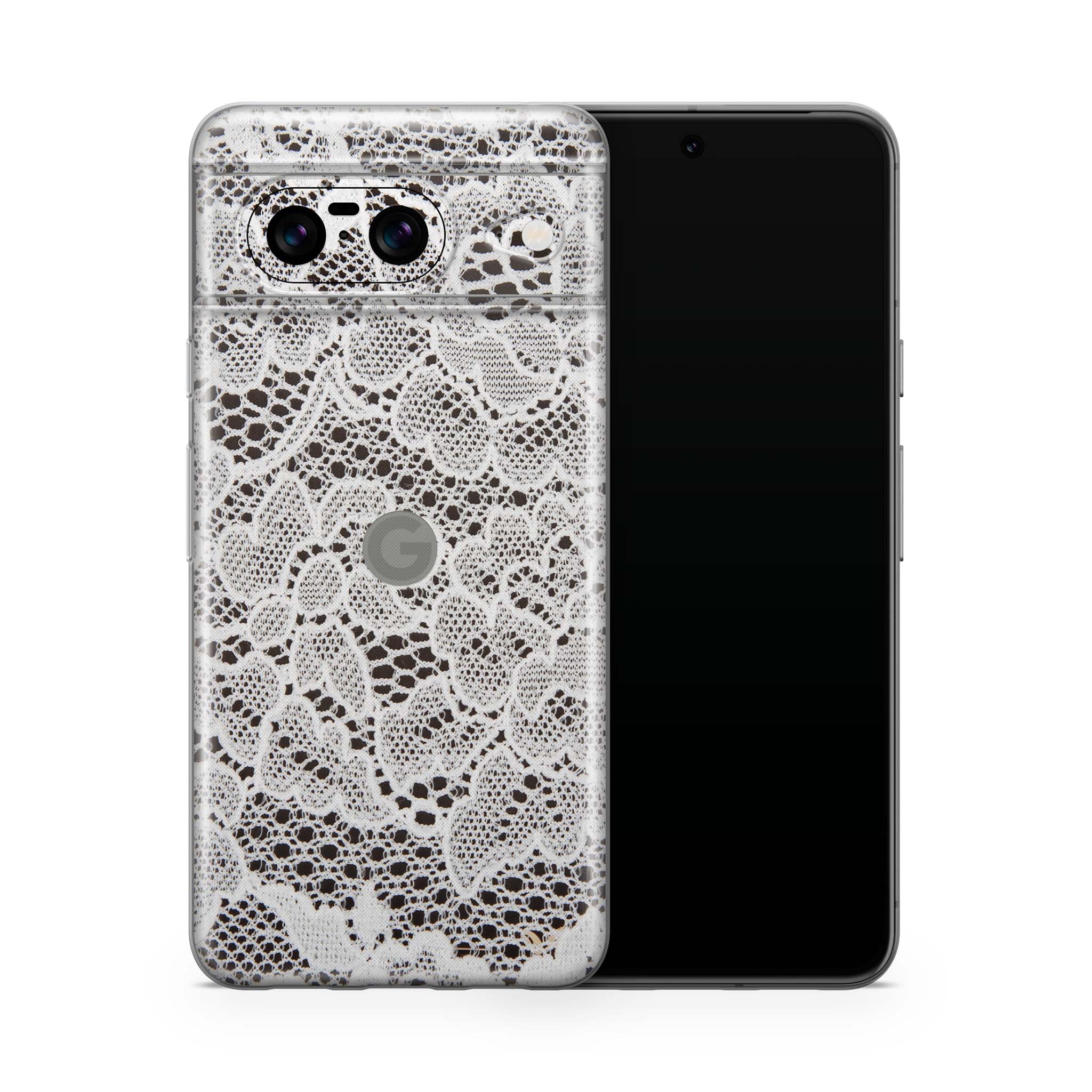 French Lace Google Pixel Skin + Case