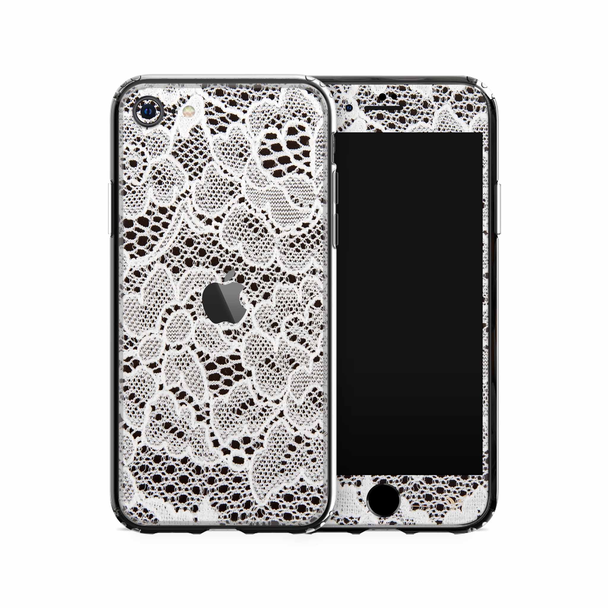 French Lace iPhone Skin + Case
