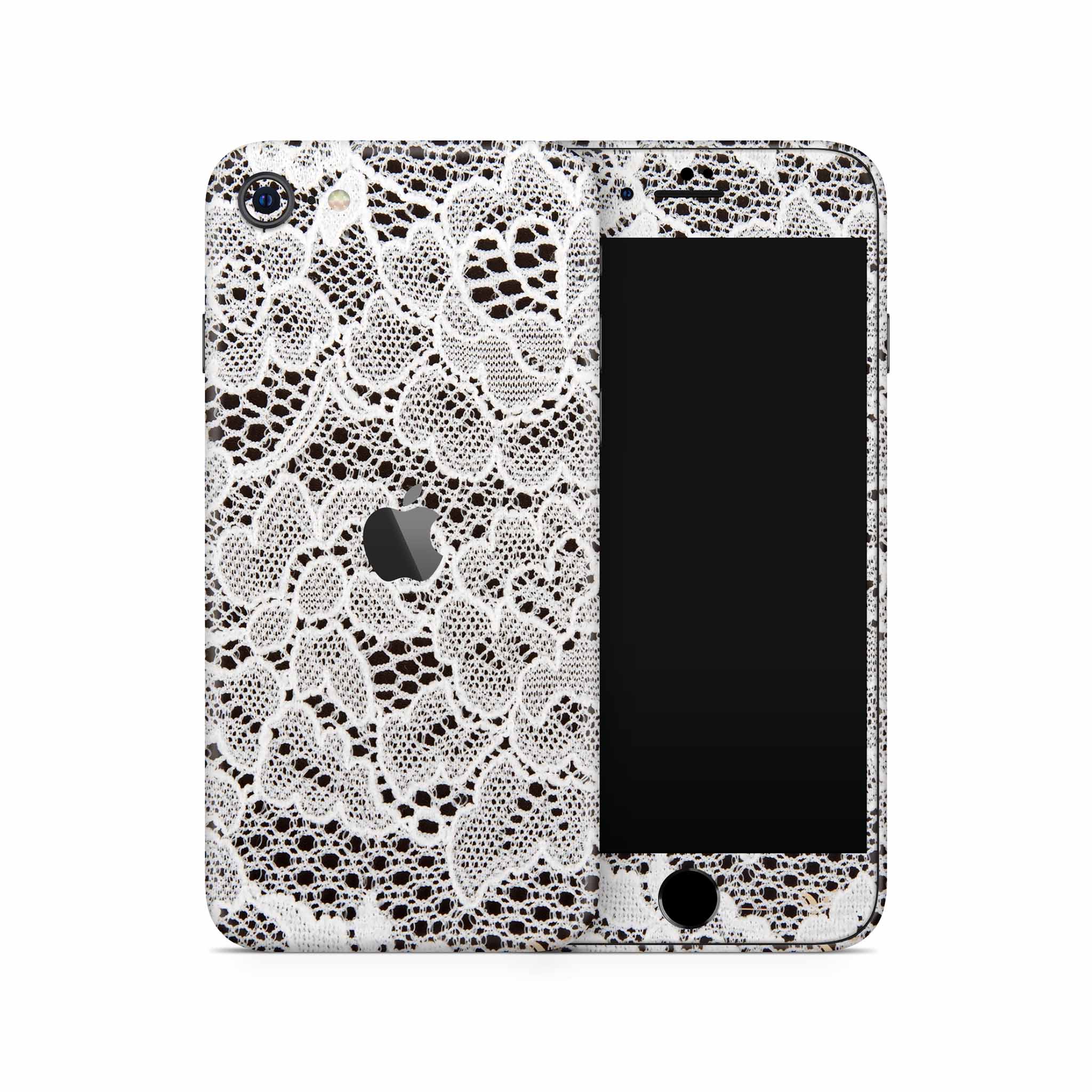 French Lace iPhone Skin + Case