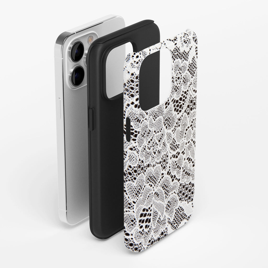 French Lace Impact iPhone Case