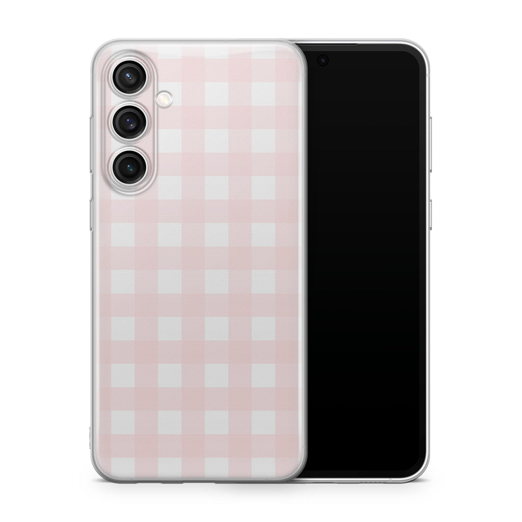 Pink Gingham Samsung Galaxy S23 Case