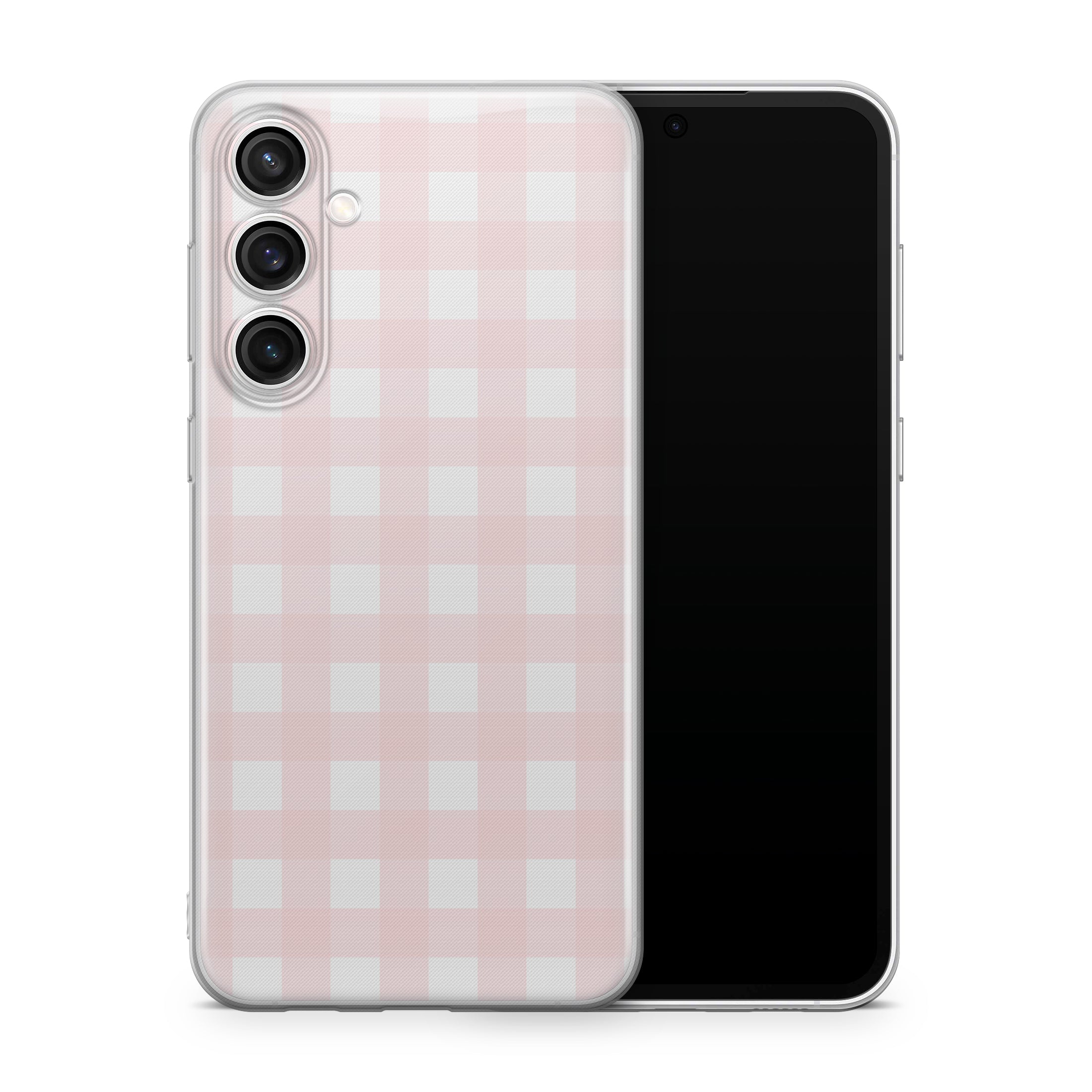 Pink Gingham Samsung Galaxy S23 Case