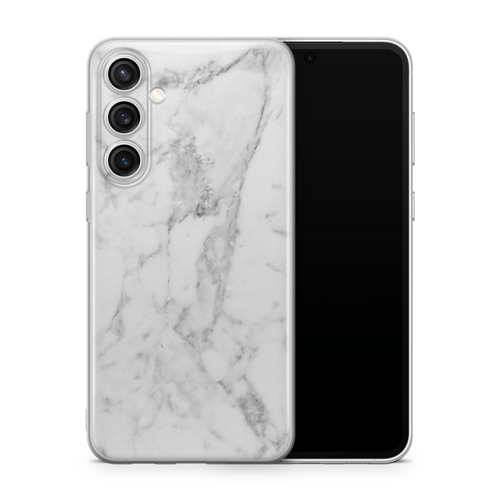 White Marble Samsung Galaxy S23 Case