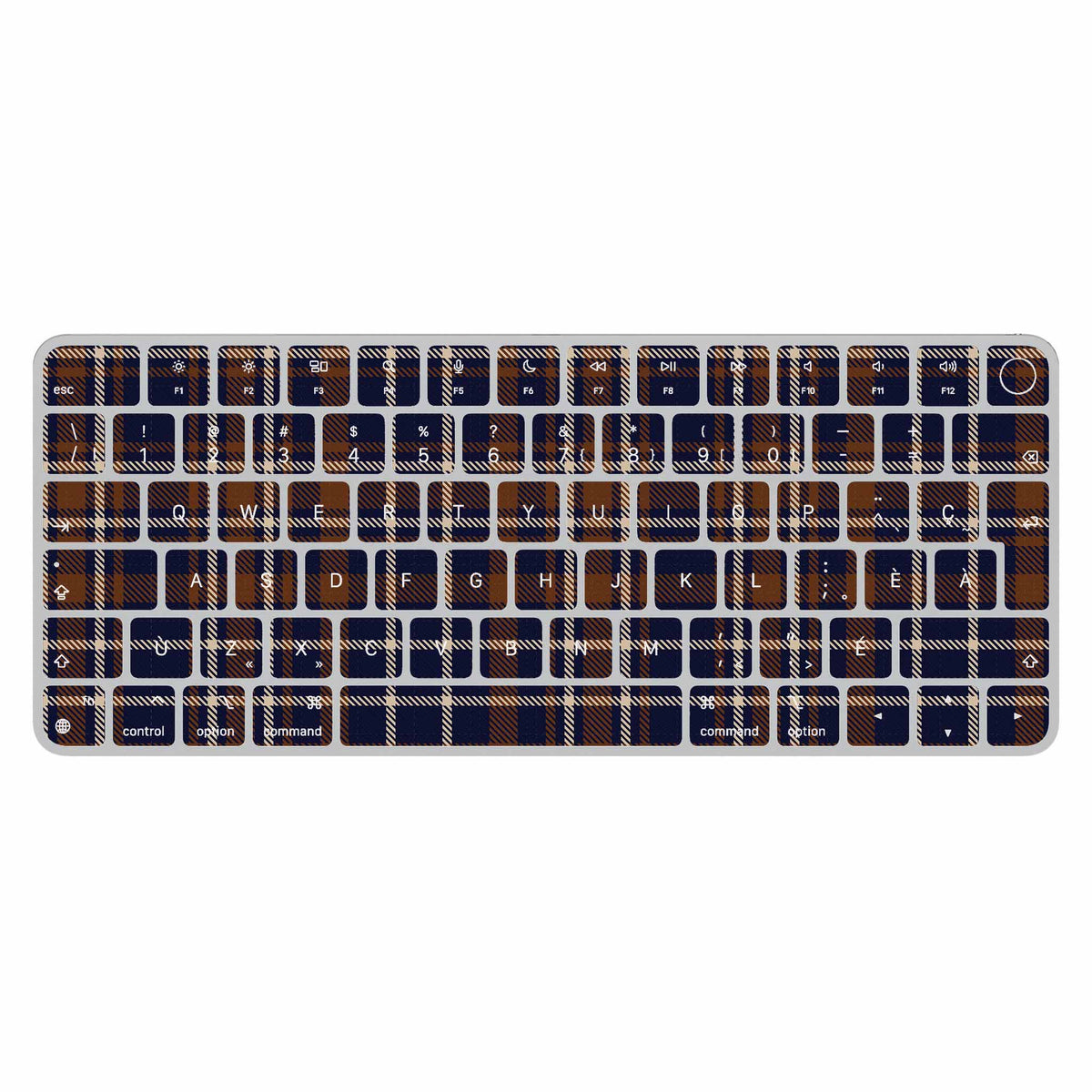 Hot Toddy Plaid Magic Keyboard Skin