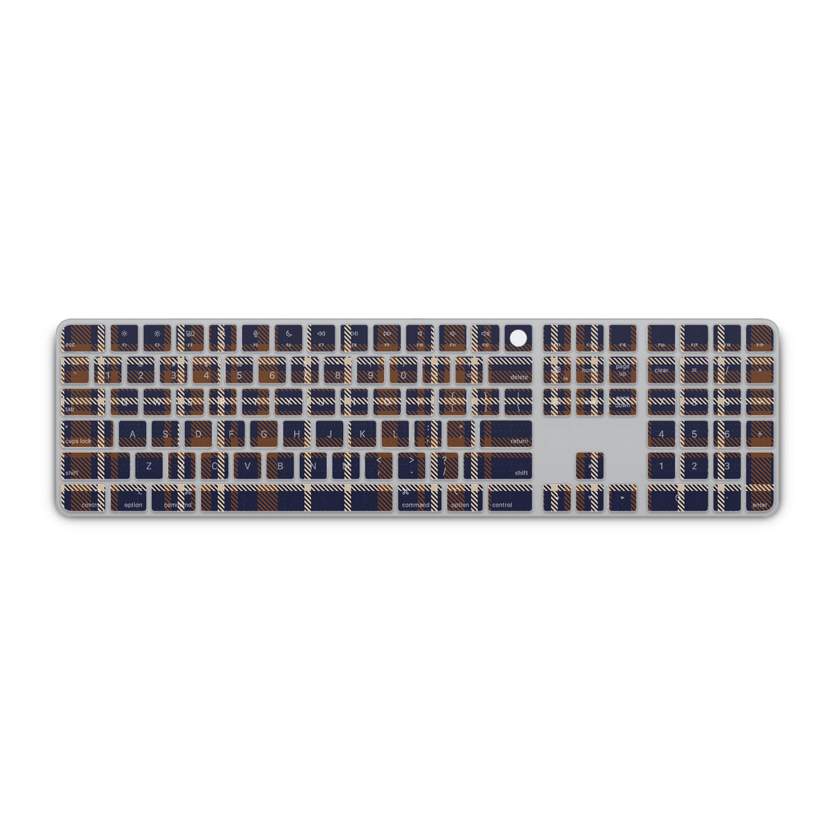 Hot Toddy Plaid Magic Keyboard Skin