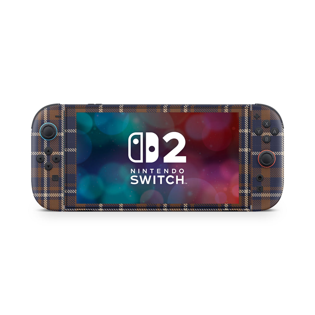 Hot Toddy Plaid Nintendo Switch 2 Skin