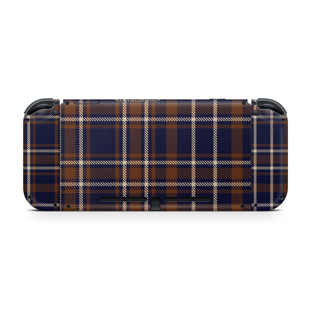 Hot Toddy Plaid Nintendo Switch Skin
