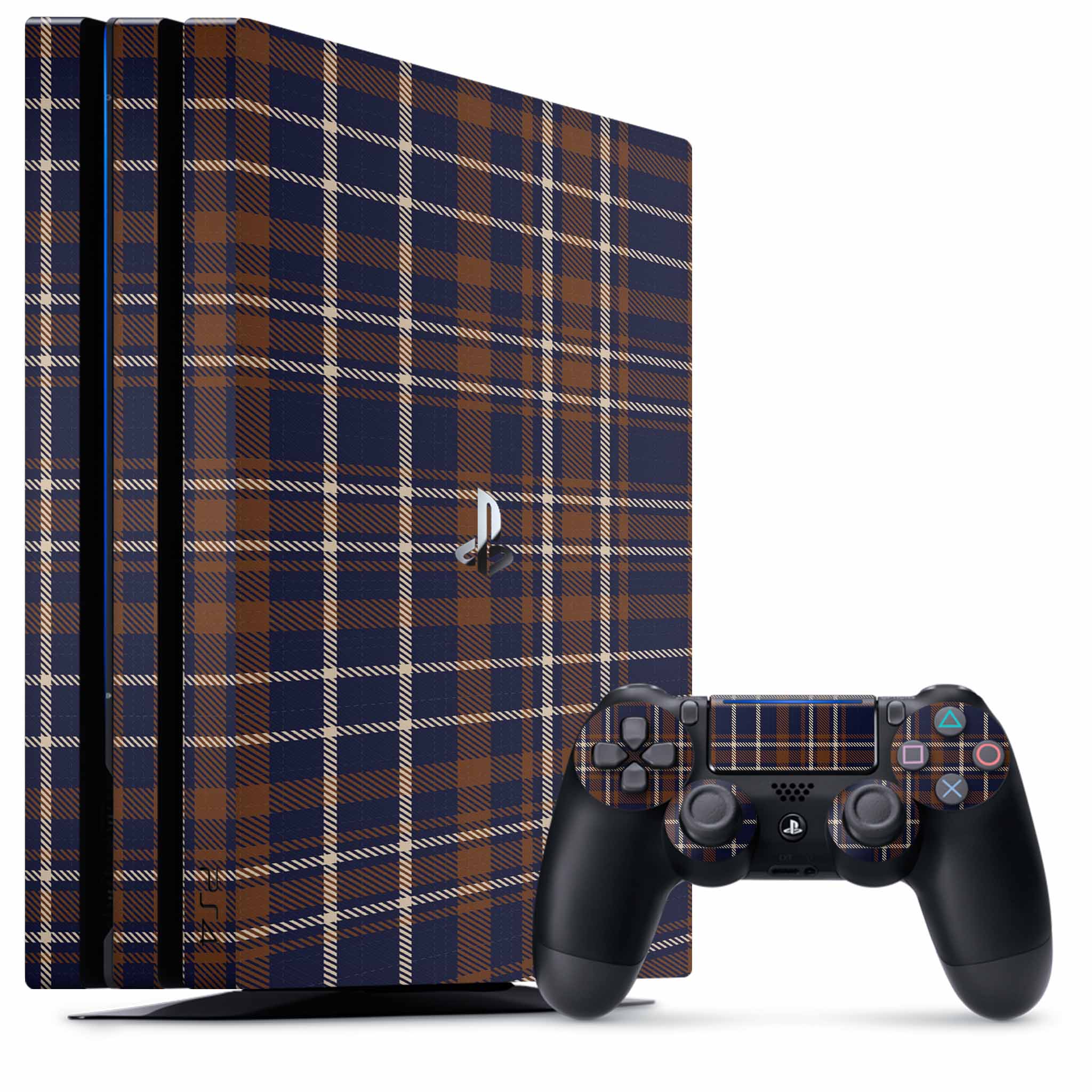 Hot Toddy Plaid Playstation 4 Pro Skin