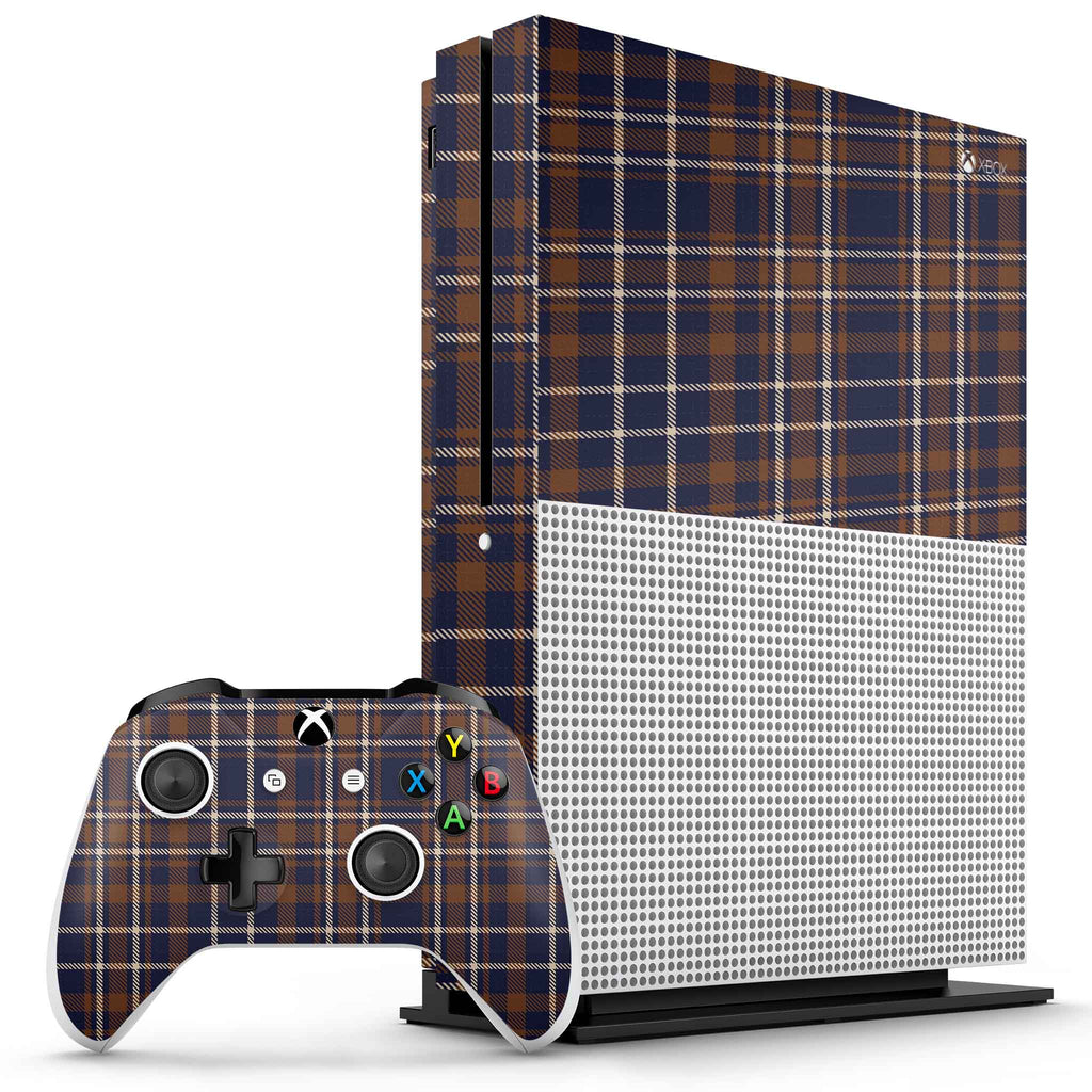 Hot Toddy Plaid Xbox One S Skin