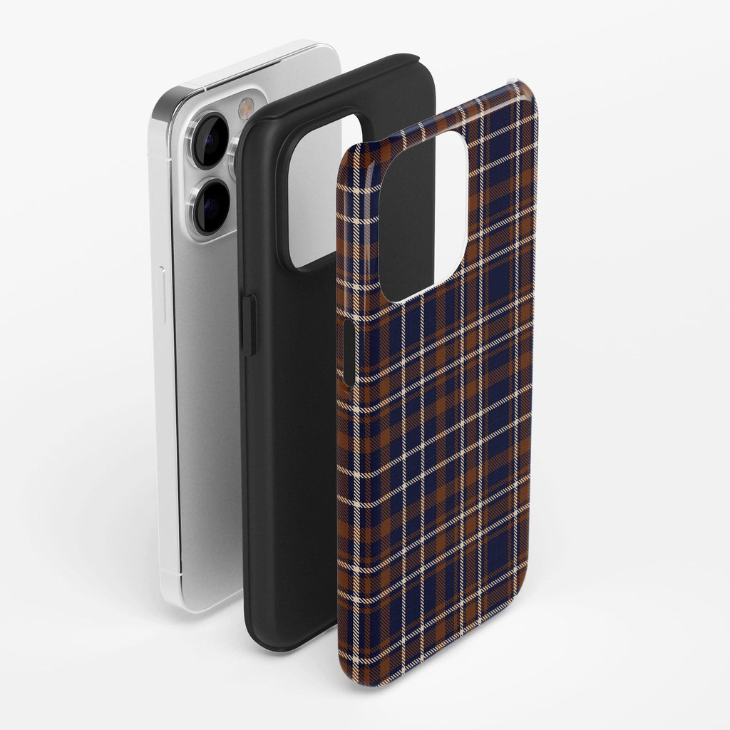 Hot Toddy Plaid Impact iPhone Case