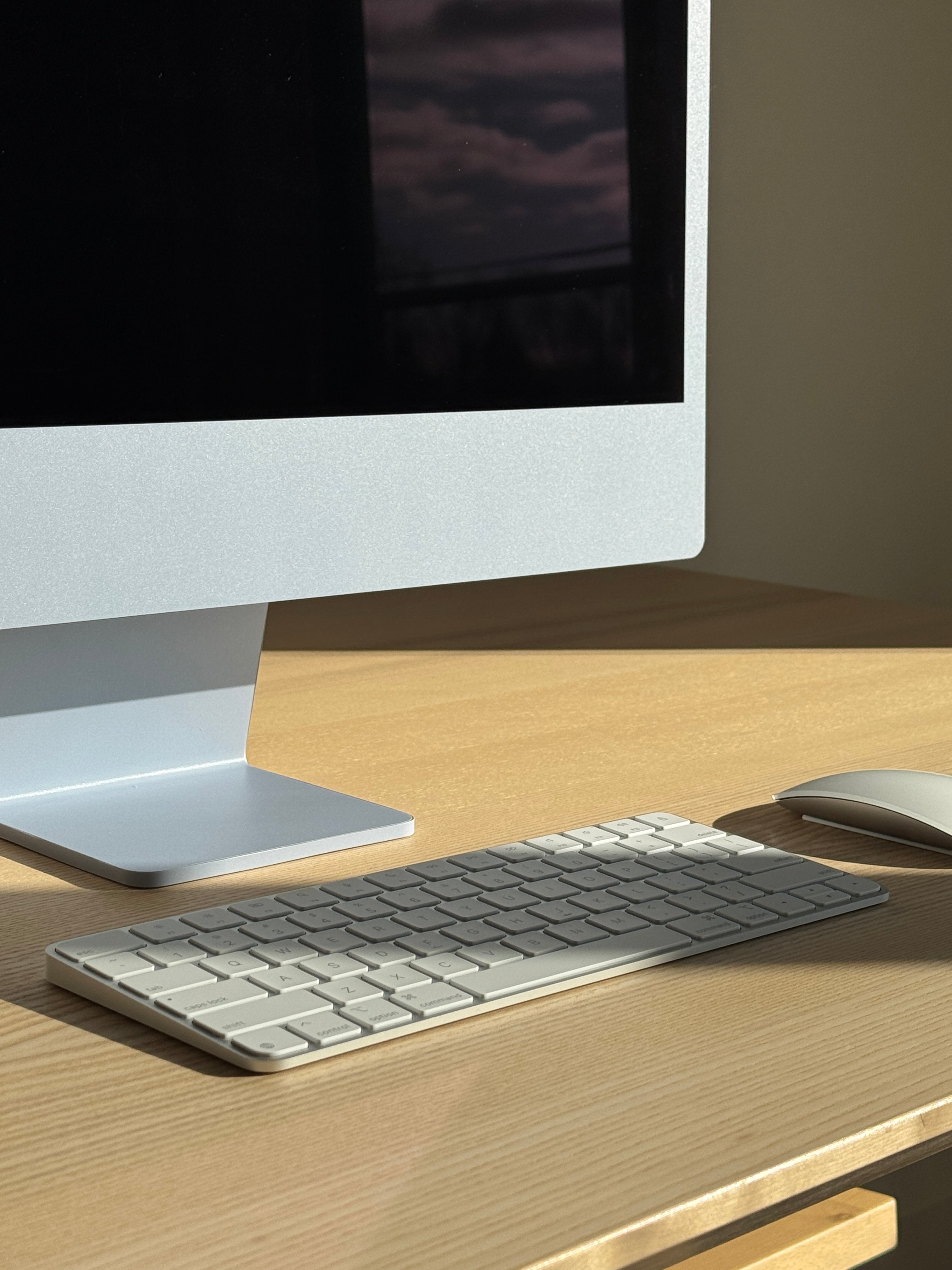 Soft Blue iMac Skin