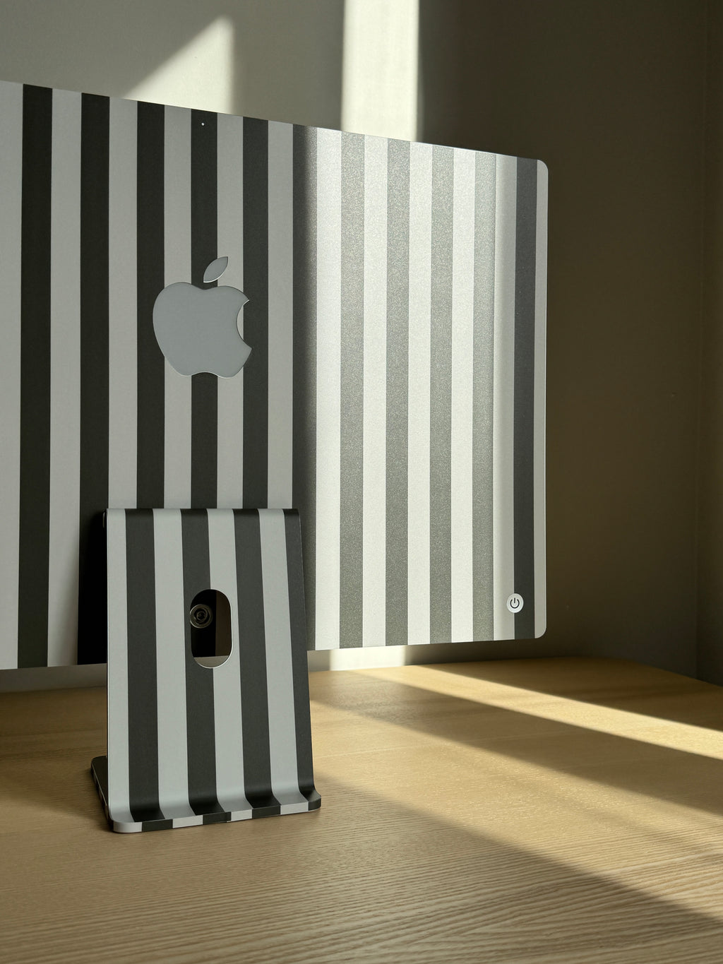 Olive Stripe iMac Skin