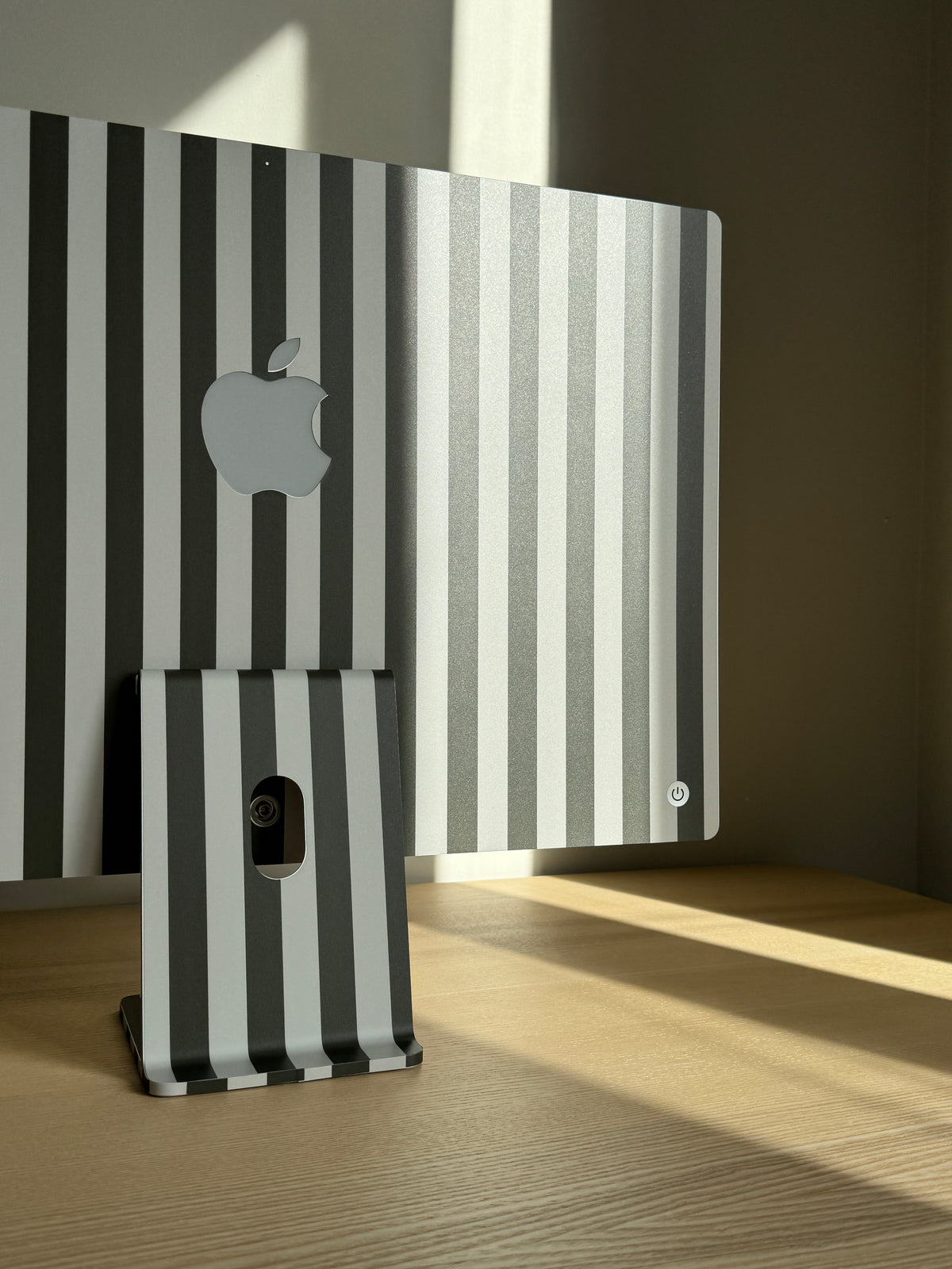 Olive Stripe iMac Skin