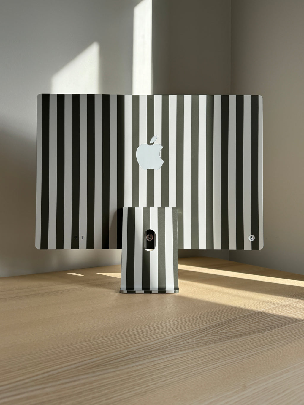 Olive Stripe iMac Skin