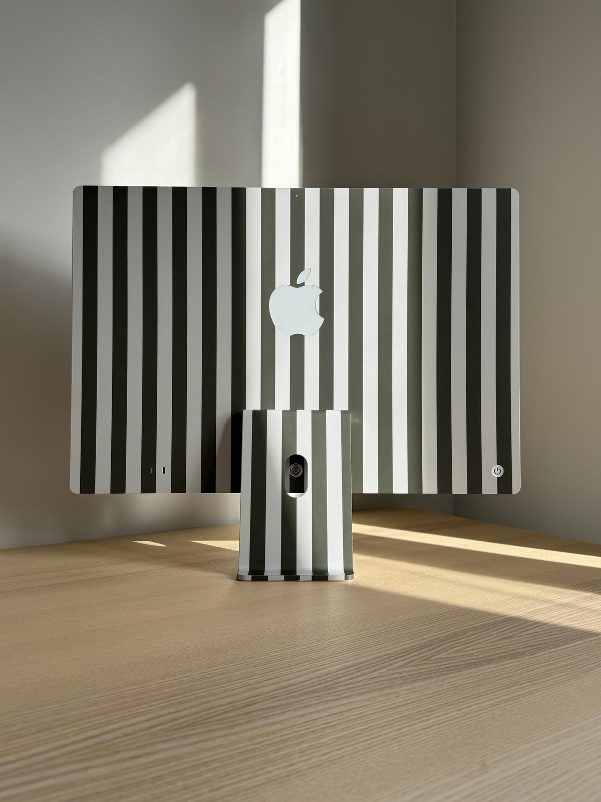 Olive Stripe iMac Skin