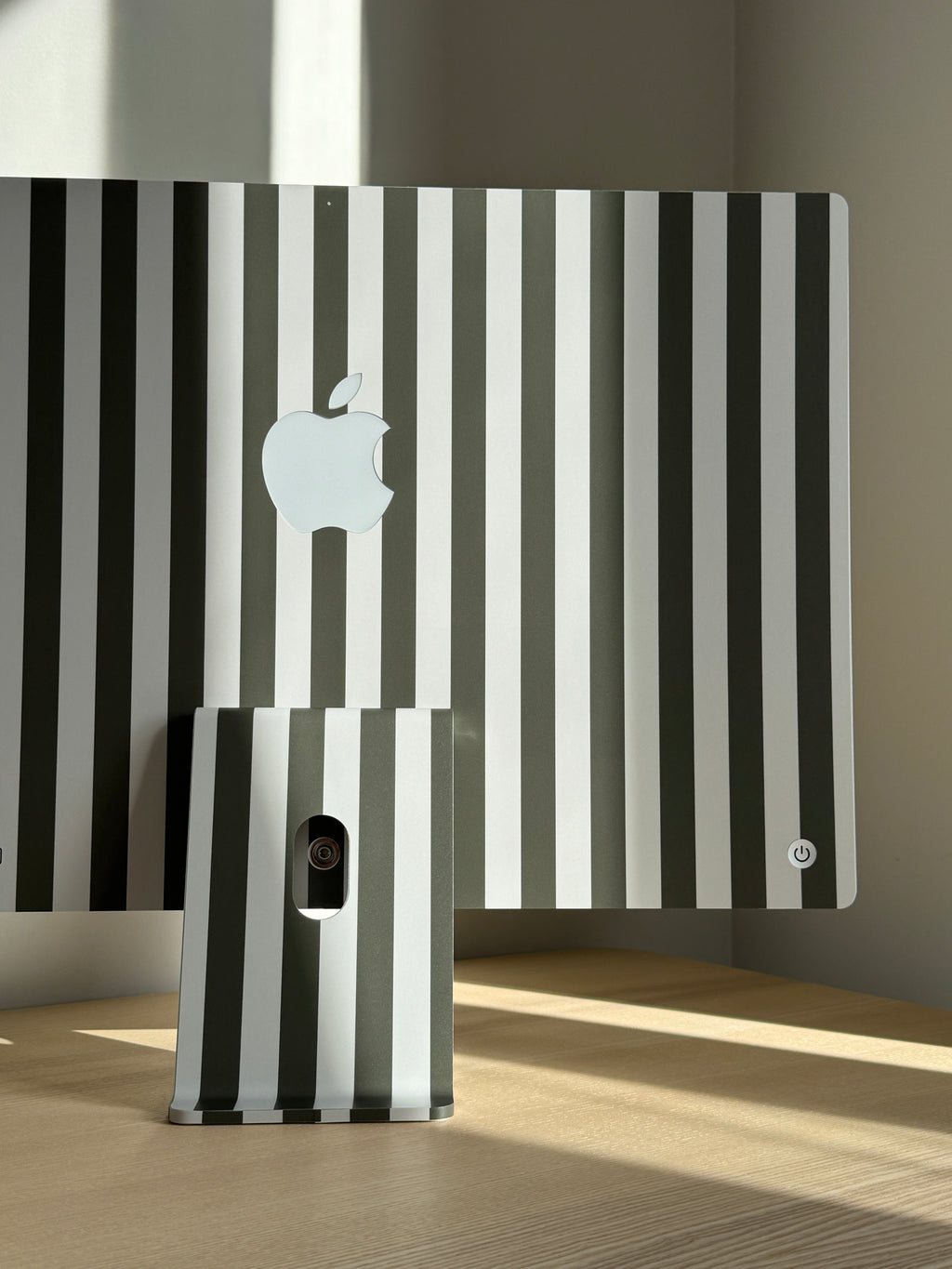 Olive Stripe iMac Skin
