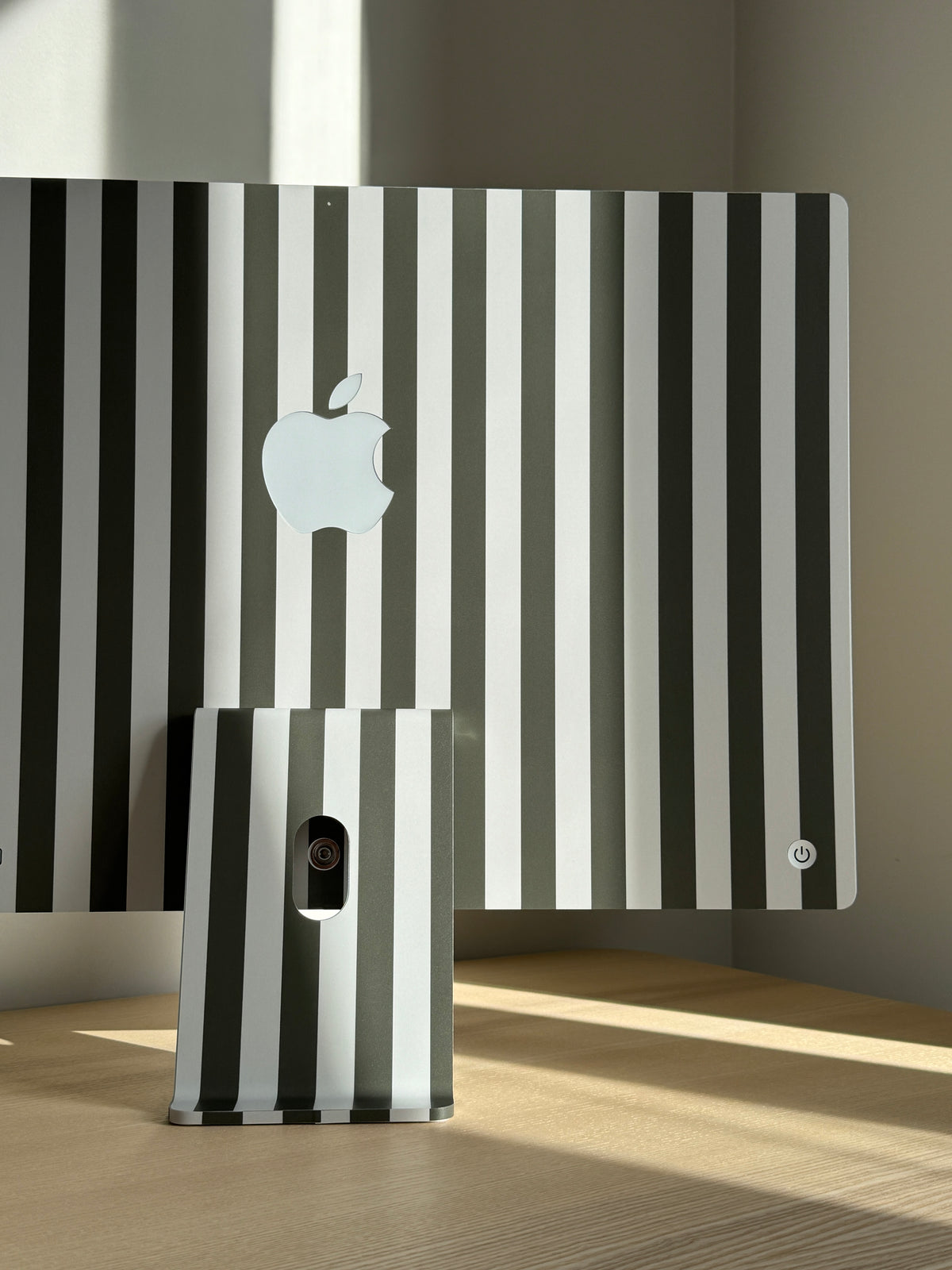 Olive Stripe iMac Skin