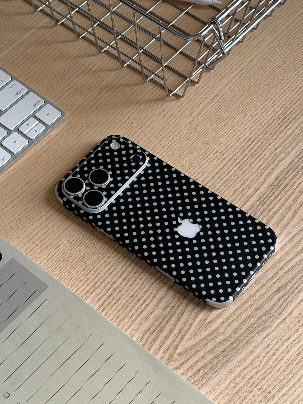 Polka Dot iPhone Skin + Case