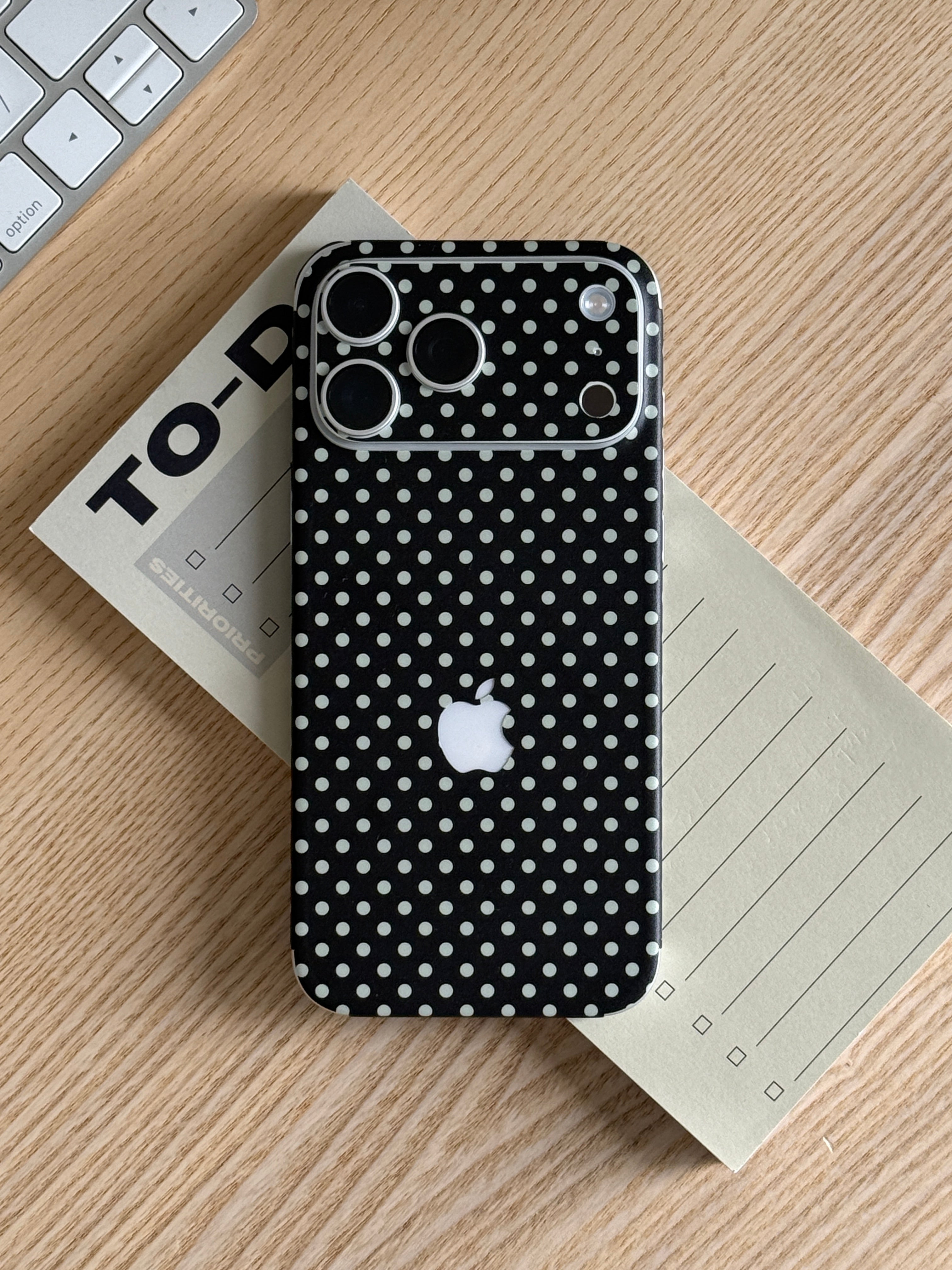 Polka Dot iPhone Skin + Case