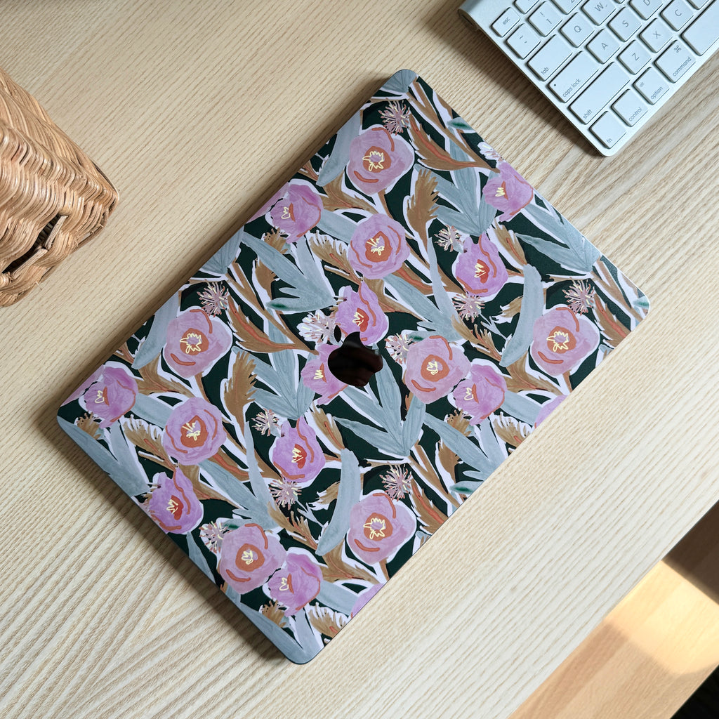 Fall Floral MacBook Skin + Case