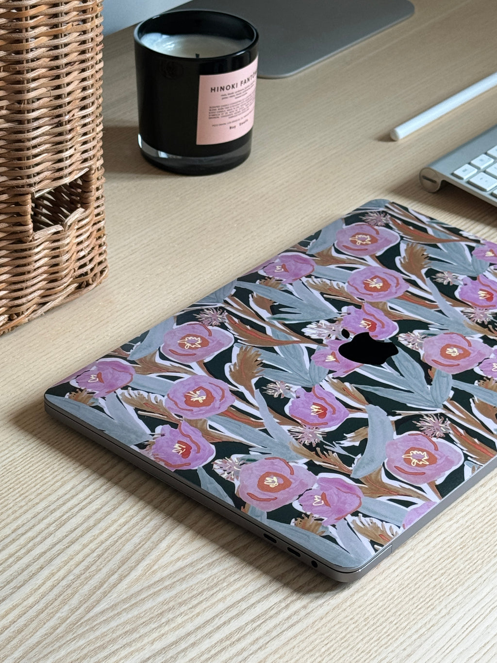 Fall Floral MacBook Skin + Case