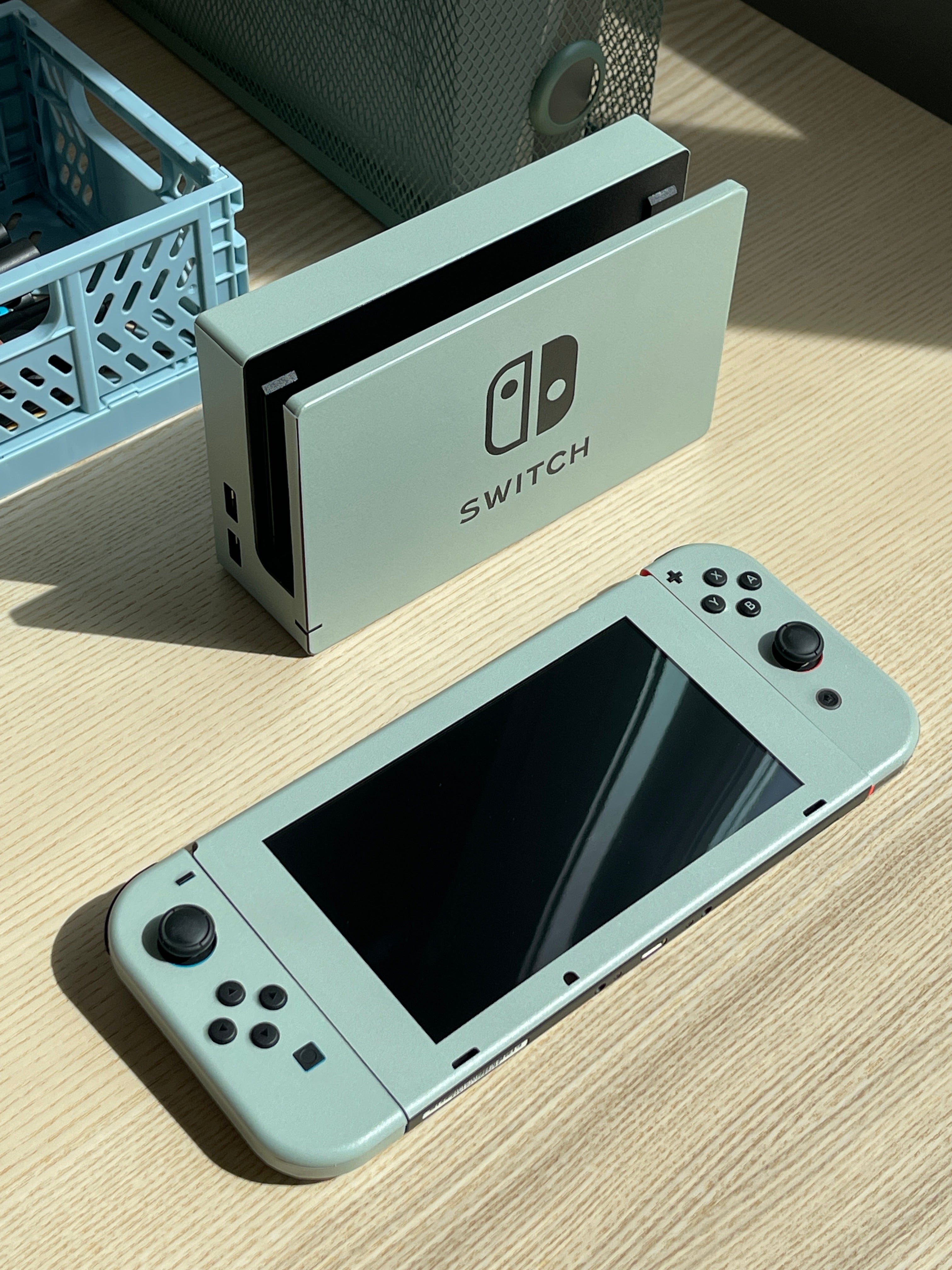 Sage Green Nintendo Switch Skin