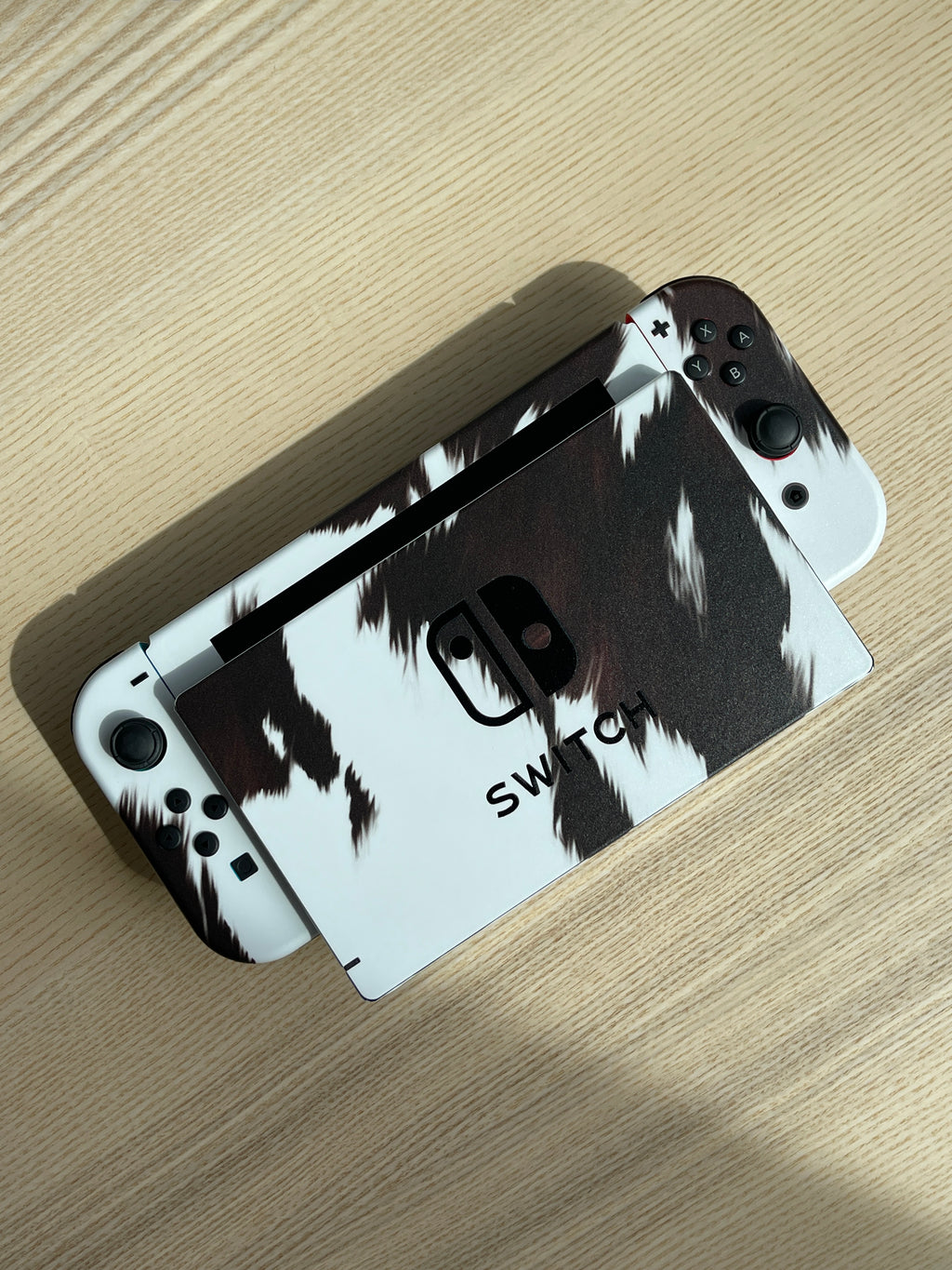 Cowhide Nintendo Switch Skin