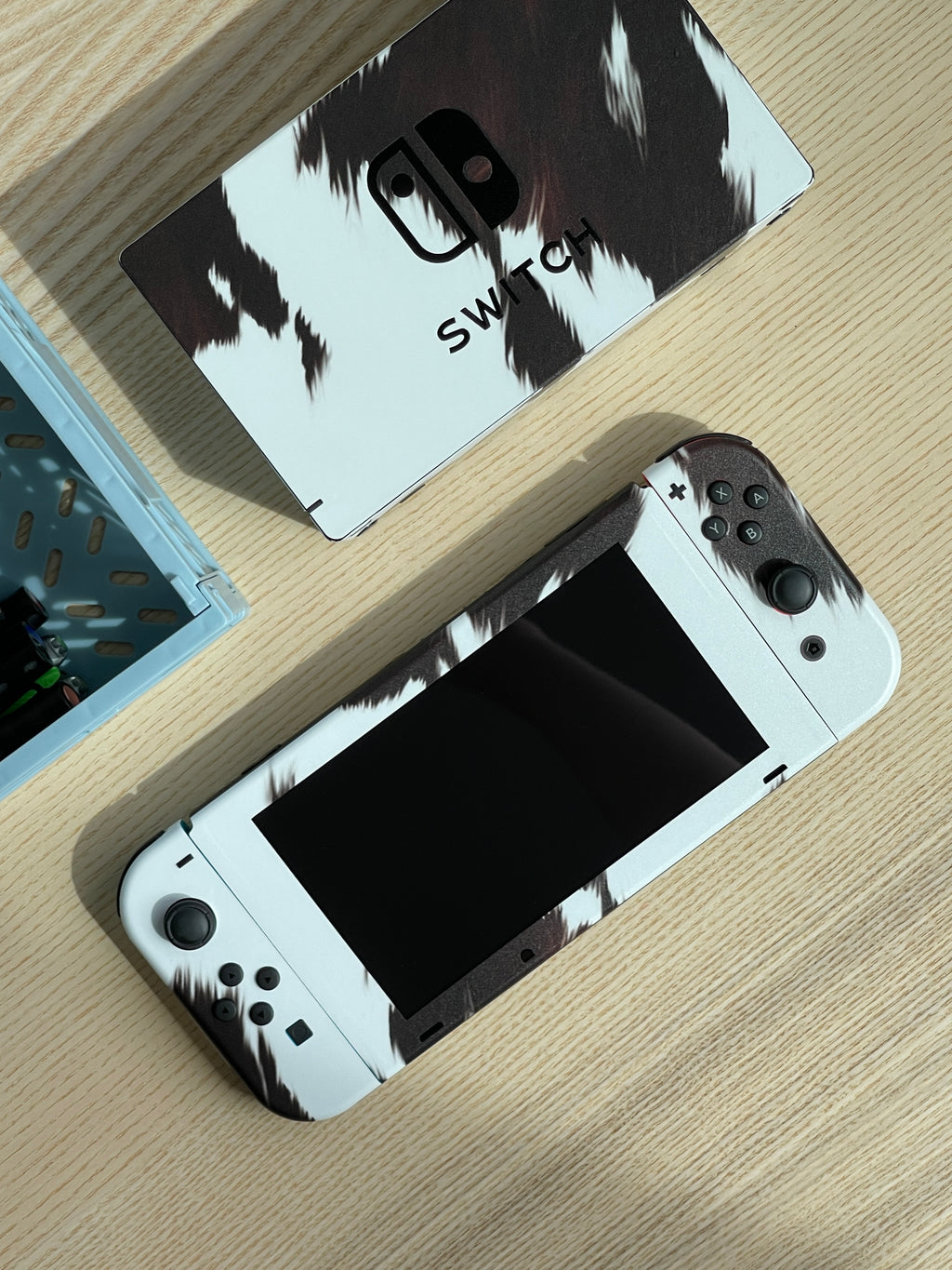 Cowhide Nintendo Switch Skin
