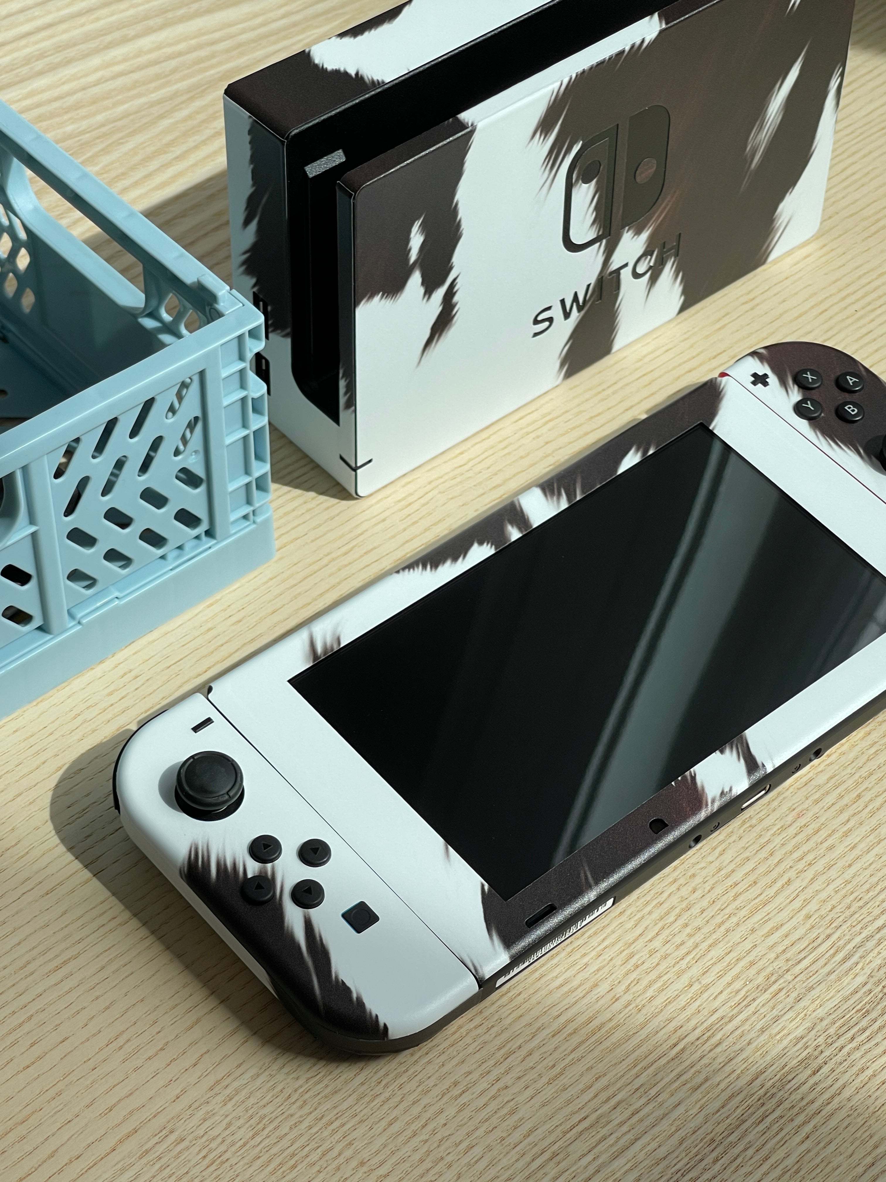 Cowhide Nintendo Switch Skin