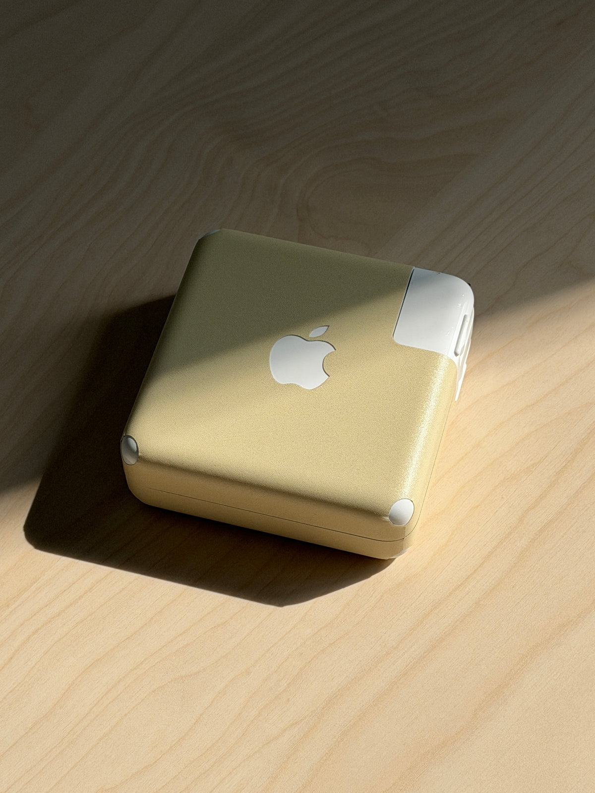 Soft Yellow MacBook Charger Skin