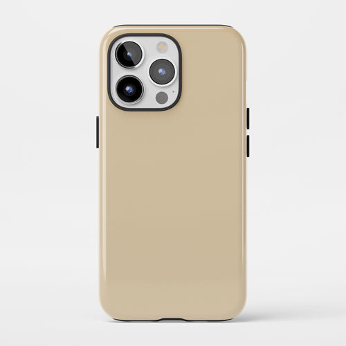 Biscuit Beige Impact iPhone Case