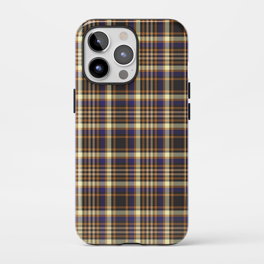Butterscotch Plaid Impact iPhone Case