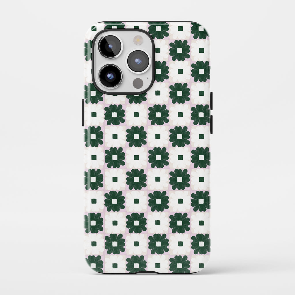 Daisy Quilt Impact iPhone Case