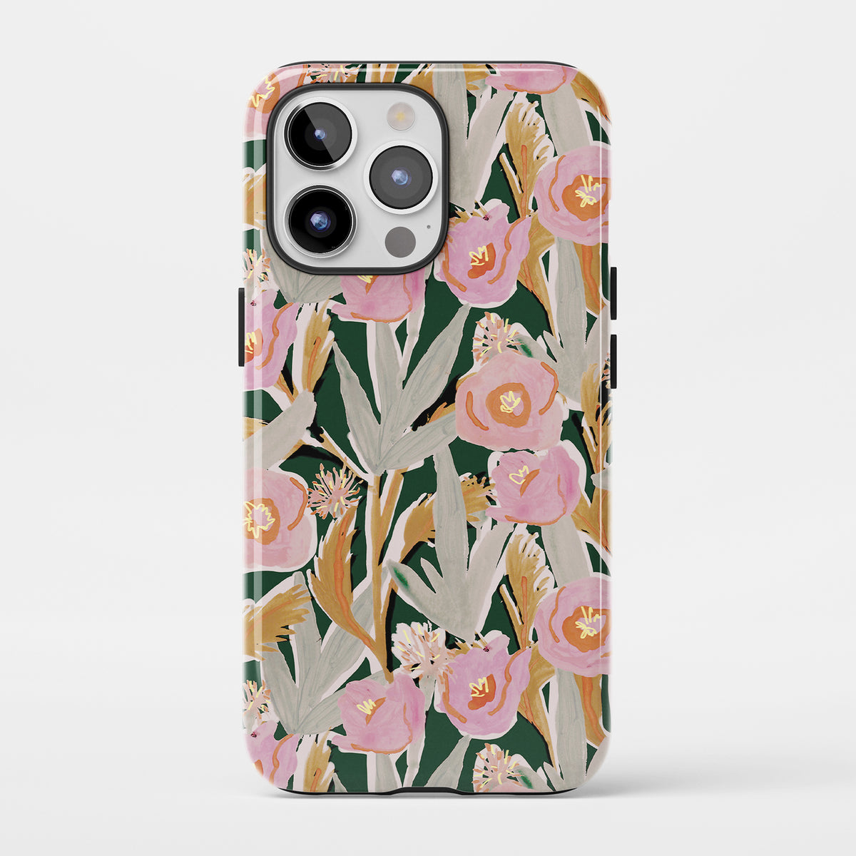 Fall Floral Impact iPhone Case