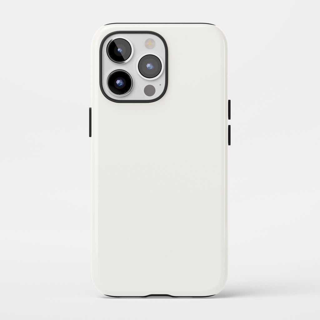 Ivory White Impact iPhone Case
