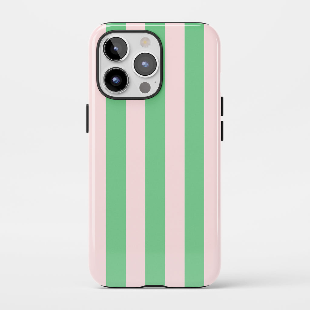 Summer Stripe Impact iPhone Case