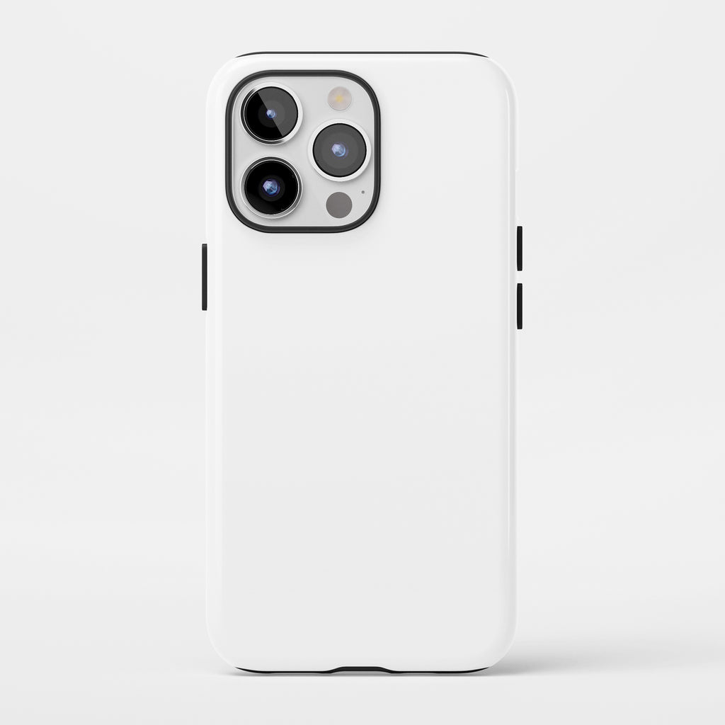 White Impact iPhone Case
