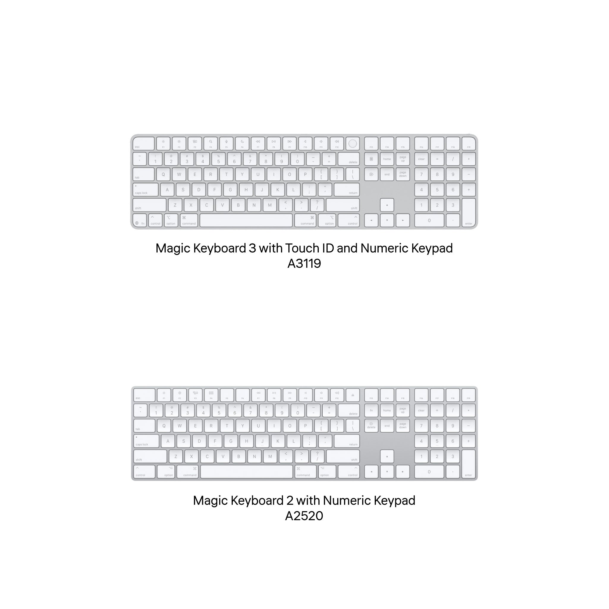 Soft Blue Magic Keyboard Skin