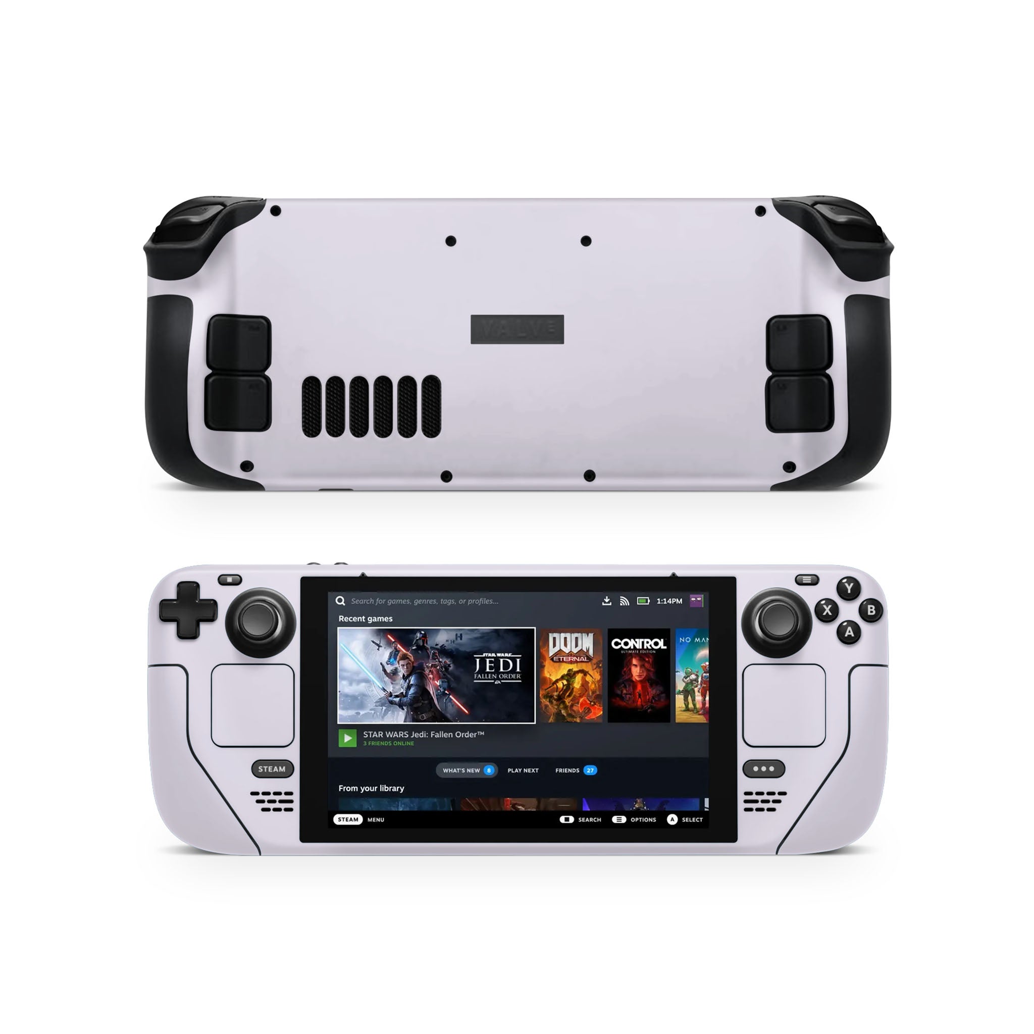 Lavender Steam Deck Skin