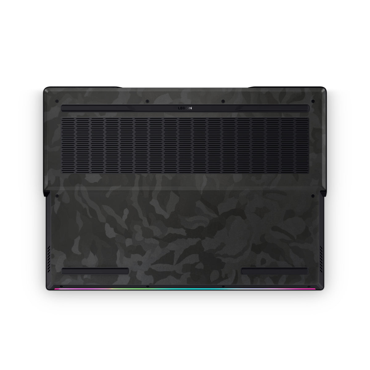 Black Camo Lenovo Skin Bottom