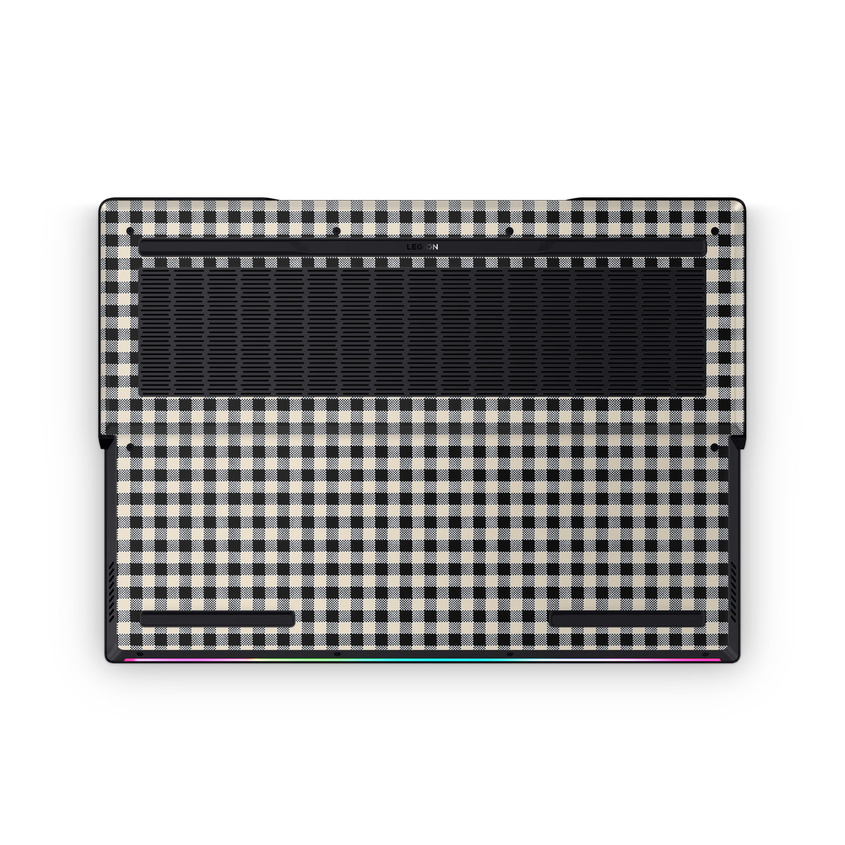 Black Gingham Lenovo ThinkPad Skin