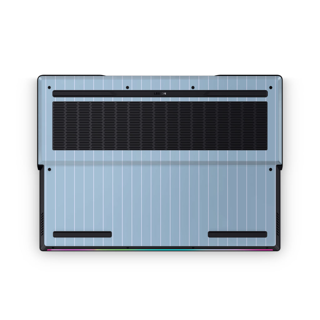 Blue Fine Line Lenovo Skin Bottom