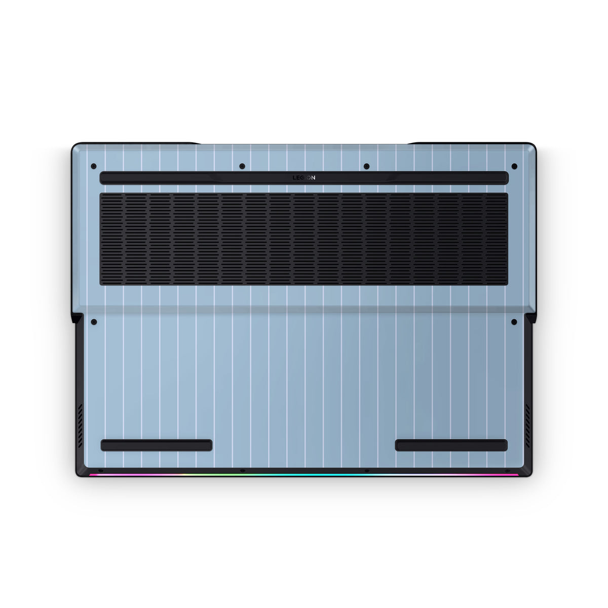 Blue Fine Line Lenovo Skin Bottom