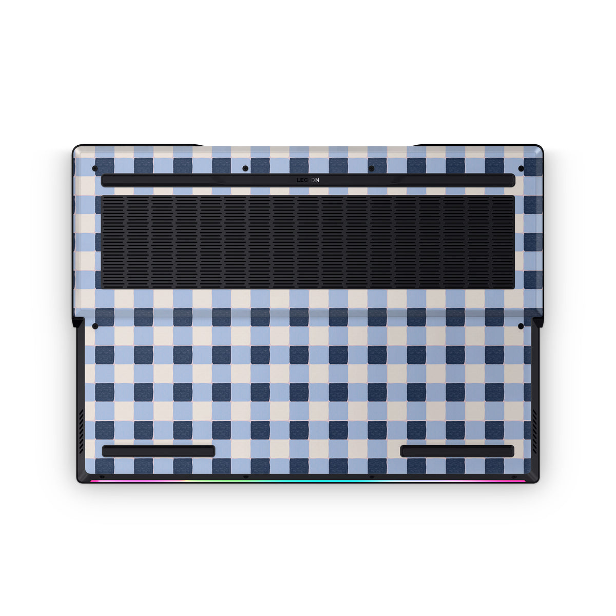 Country Quilt Lenovo Skin Bottom