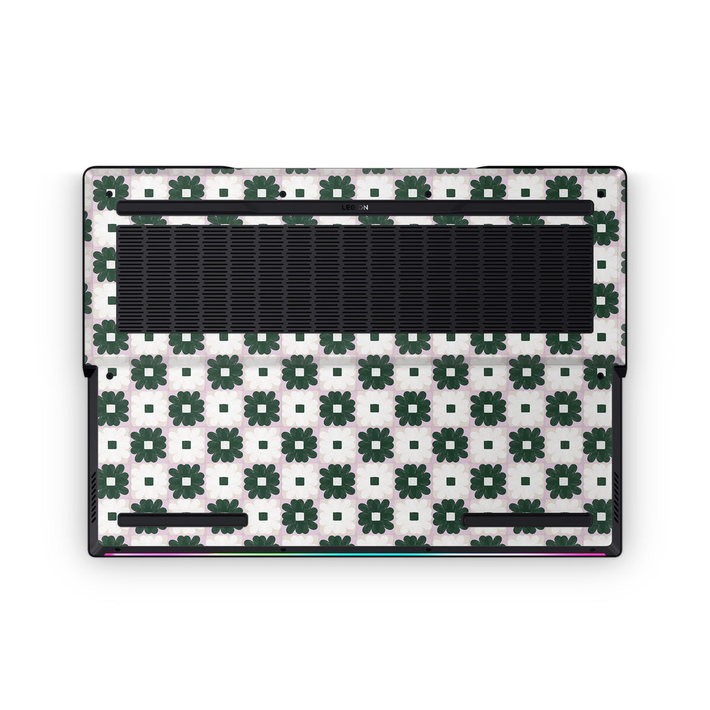 Daisy Quilt Lenovo Skin Bottom