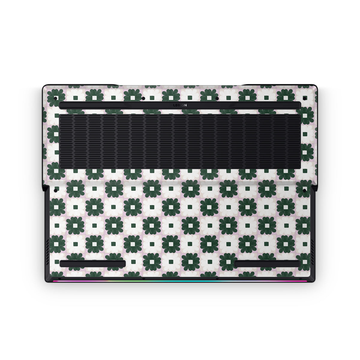 Daisy Quilt Lenovo Skin Bottom
