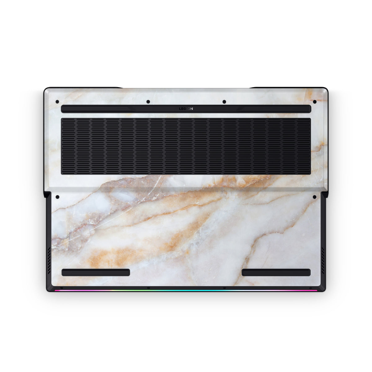 Vanilla Marble Lenovo Skin Bottom