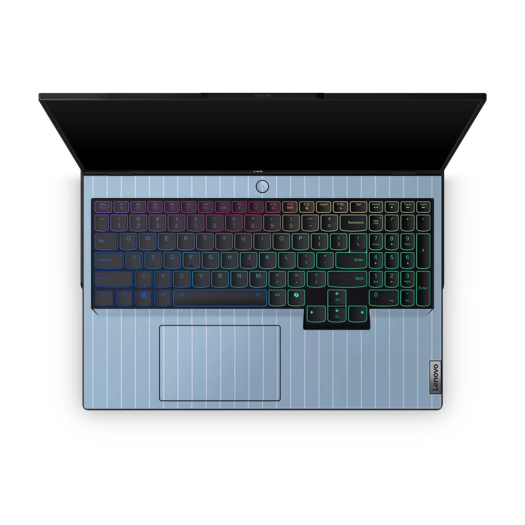 Blue Fine Line Lenovo Skin Interior