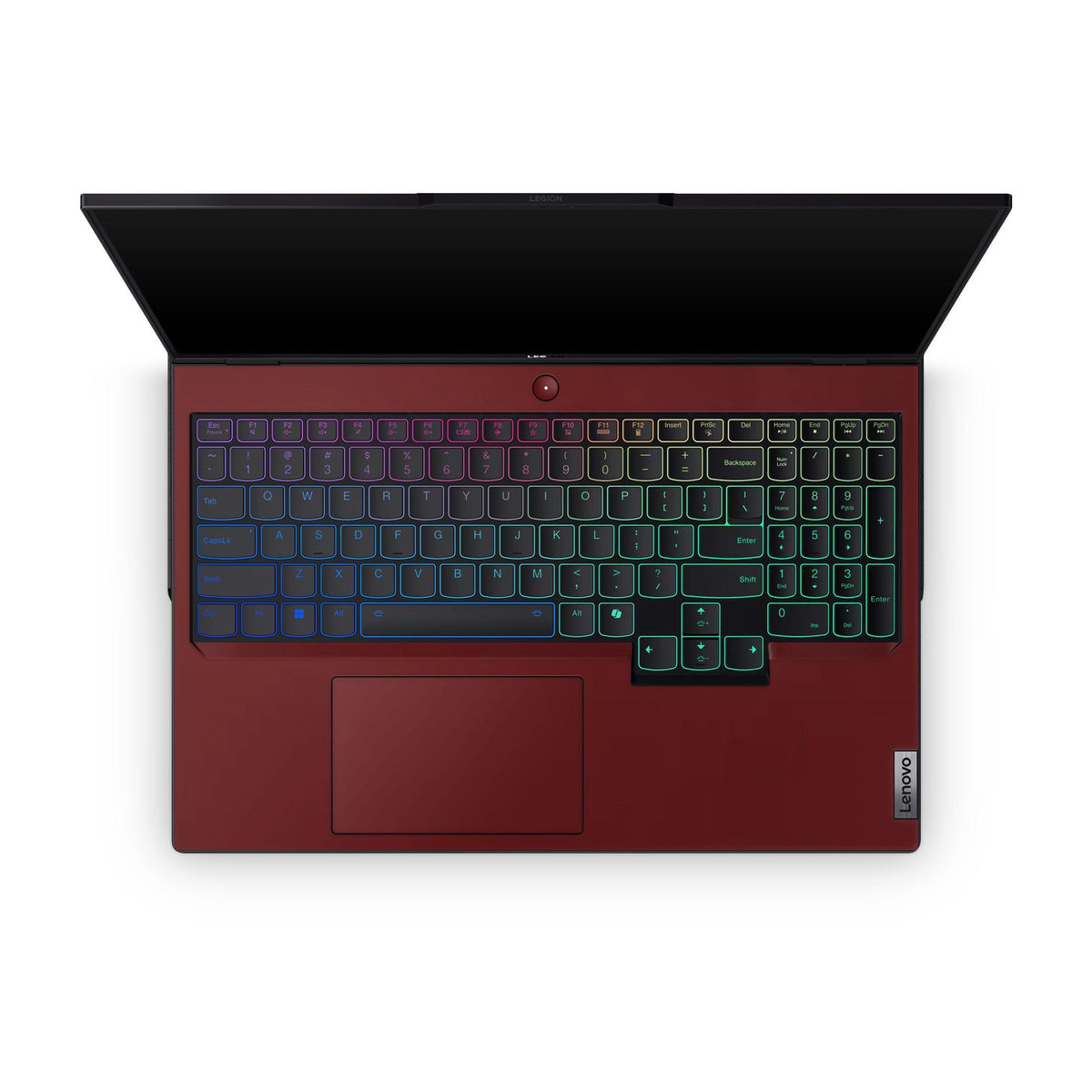 Deep Red Lenovo Skin Interior